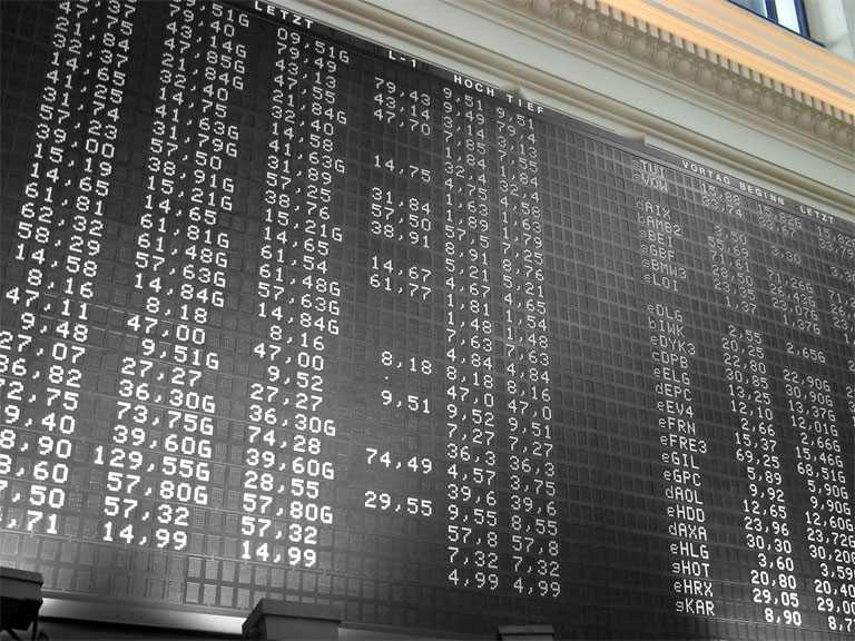 Mercato azioni, se la Borsa segna un profondo rosso