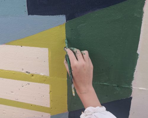 Due murales per Acinque a Monza: i colori dell’ambiente visti con gli occhi dei ragazzi